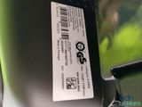 a label on the back of a motorcycle that is not in service