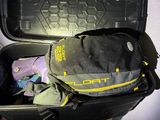 a piece of luggage that has been packed in a suitcase