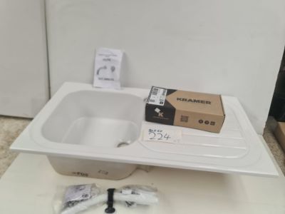 Evier de cuisine à encastrer avec égouttoir accompagné d’un …