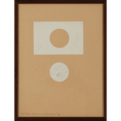 une image représentant deux cercles dessinés sur une feuille de papier