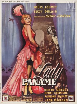 lady paname - 11 x 17 movie poster - french style a