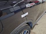 a close up of a car with a sticker on the door