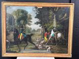 une image d'un tableau représentant un homme sur un cheval
