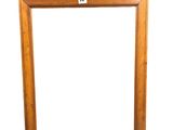 wooden picture frame isolated on a white background with clipping for text