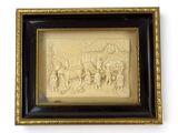an image of a picture of a group of people in a wood frame