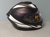 a helmet that is sitting on a table