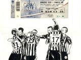 un dessin représentant un groupe de footballeurs debout les uns à côté des autres