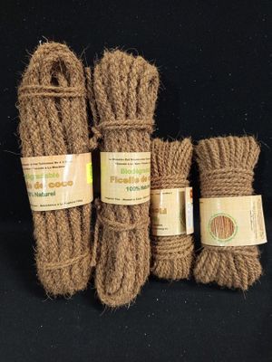 lot de 50 bobines de ficelle de coco - biodégradable - diffé… - Photo 1