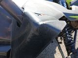 a close up of the front fender of a dirt bike