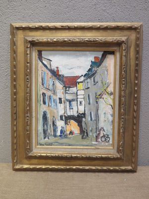 Jean BOUGRET (1922-1984) "Passage du Doyenné à Montluçon" to…