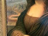 a picture of a painting of a woman with a bird on her shoulder