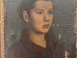 tableau représentant une femme avec une cigarette à la bouche et une cigarette à la bouche
