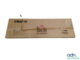a cardboard box that has a label on it