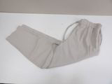 a pair of pants on a table with a white background