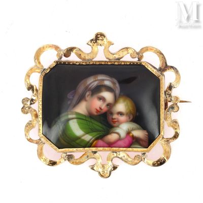 a picture of a woman holding a baby in a picture frame