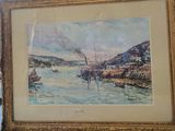 a picture of a painting hanging on a wall