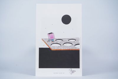 a picture of a card with a picture of a cell phone on it