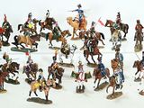 a lot of figurines of different types of soldiers