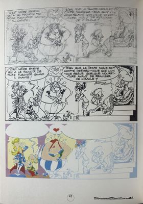les pages d'une bande dessinée sont ouvertes sur une table