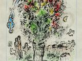 une image représentant un dessin d'un vase contenant des fleurs