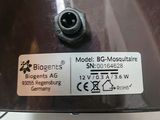 a close up of a motor bike with a label on it