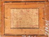 an image of a picture of a wooden frame with writing on it