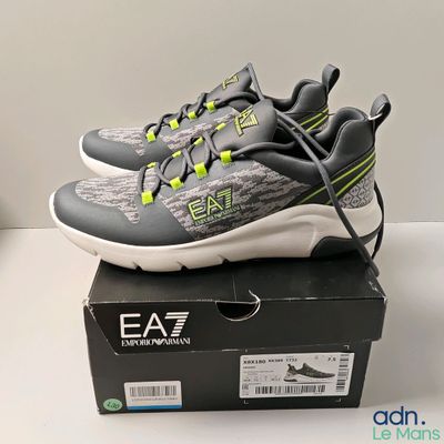 nike air max 270 flyknit wolf grey / volt green