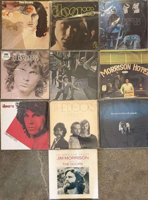 various album covers of the doors, the doors, the doors, the doors, the doors, and the doors