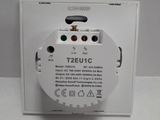 a close up of a white electrical outlet on a wall