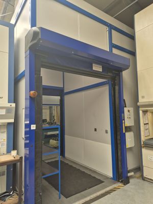 Préfabriqué avec double porte souple rapide année 2018, type…