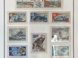 french postages from the early 20th century to the 20th century