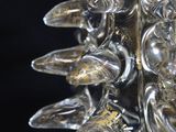 a glass sculpture of a tree made out of glass