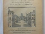 un vieux livre avec, au milieu, le dessin d'une rue