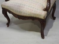 Fauteuil en bois mouluré et sculpté à décor feuillagé, les a… (photo 4)