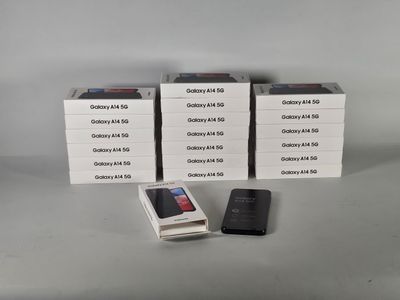 three boxes of samsung galaxy s4 and a box of galaxy s4