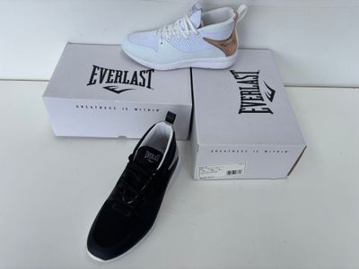 a pair of shoes that are on a box