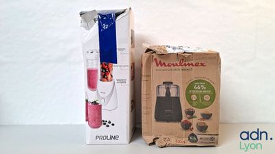 Lot d’un blender et moulinette - PROLINE - MOULINEX - Descel…