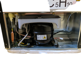 an image of a microwave with a water heater inside of it