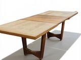 an image of a wooden table on a white background