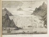 une photo d'un livre avec une montagne en arrière-plan