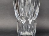 a clear glass that is sitting on a table