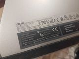 a close up of the back of a laptop computer