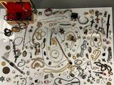 a table with a lot of jewelry on it