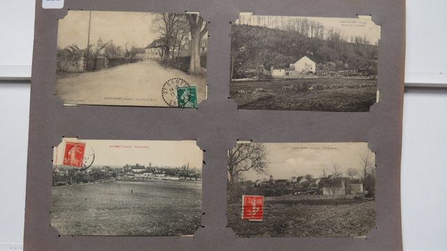 St-Domet Lot de 12cpa. 1 carte avec de gros défauts (plis), 1 car...