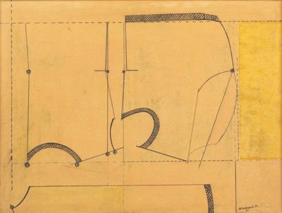 Marcel WARRAND (1924 - 2014) Composition, 1951