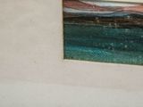 a picture of a painting on the wall of a room