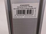 the back of a silver refrigerator with a barcode on it