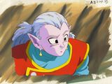 une image représentant un dessin d'un personnage de dessin animé aux cheveux bleus