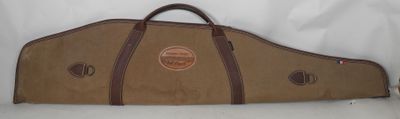 a brown bag with a brown handle on a white background