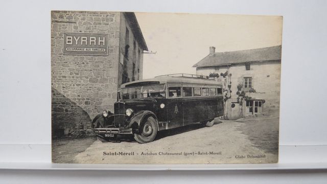 St-Moreil Autobus Châteauneuf (Gare) – St-Moreil. Cachet fili
